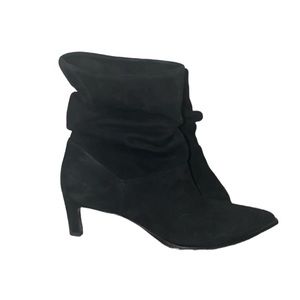 Aquatalia scrunch pointy toe bootie